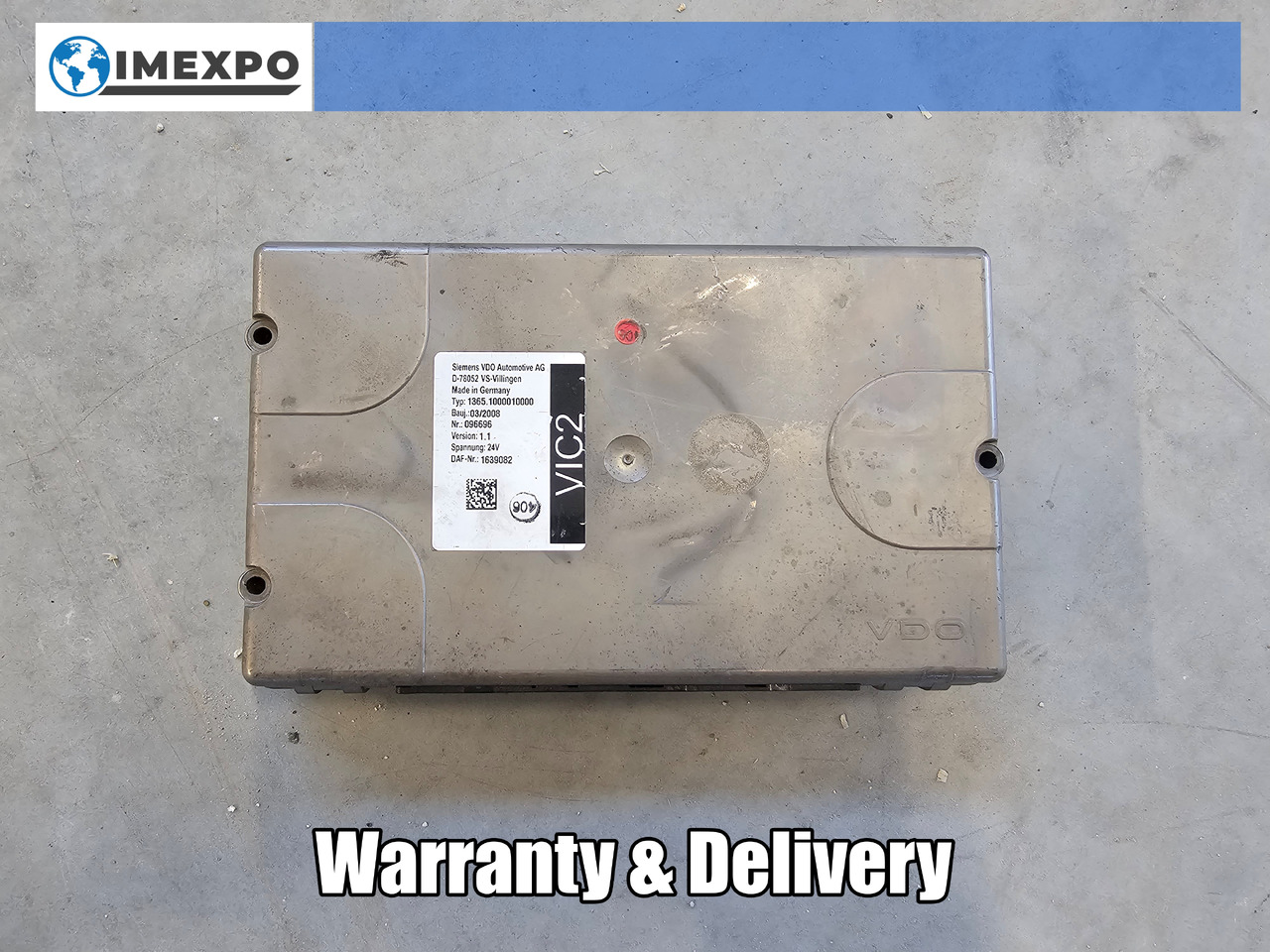 DAF XF CF / VIC2 CONTROL UNIT / 1639082 - Блок управління: фото 1 DAF XF CF / VIC2 CONTROL UNIT / 1639082 - Блок управління: фото 1