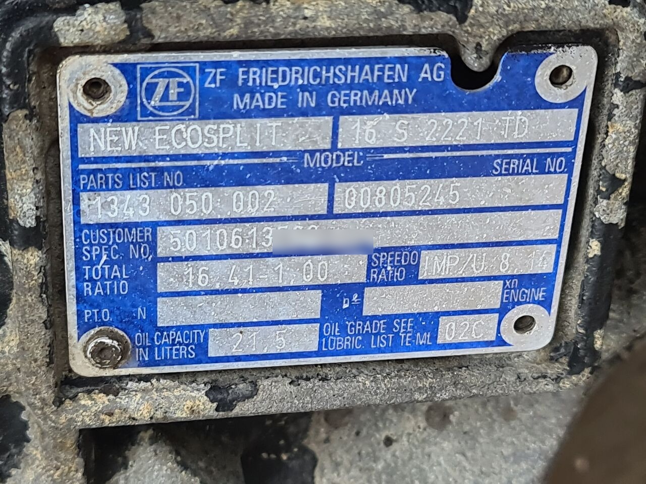 Renault MAGNUM PREMIUM DXI Renault 16S2221TD 16 S 2221 TD 1343050002 5010613562 16.41-1.00 INTARDER ECOSPLIT IT 6085005044 1616902 - Коробка передач в категорії Вантажівки: фото 4 Renault MAGNUM PREMIUM DXI Renault 16S2221TD 16 S 2221 TD 1343050002 5010613562 16.41-1.00 INTARDER ECOSPLIT IT 6085005044 1616902 - Коробка передач в категорії Вантажівки: фото 4