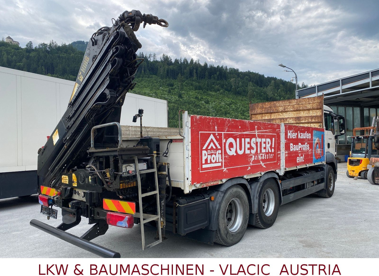 MAN TGS 26.400 6x4 mit Kran HIAB 166 - Бортова вантажівка/ Платформа, Вантажівка з маніпулятором: фото 3 MAN TGS 26.400 6x4 mit Kran HIAB 166 - Бортова вантажівка/ Платформа, Вантажівка з маніпулятором: фото 3