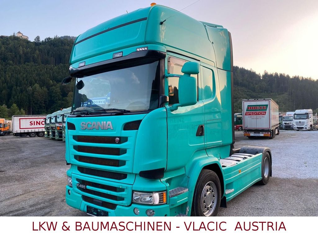 Тягач Scania R490 / TOPLINE / Retarder: фото 1