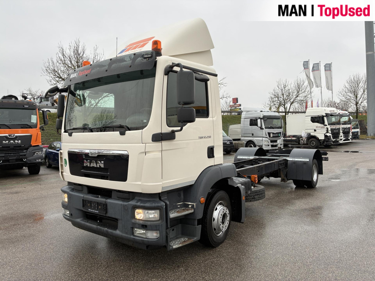 MAN TGM 12.290 4X2 LL - Вантажівка шасі: фото 1 MAN TGM 12.290 4X2 LL - Вантажівка шасі: фото 1