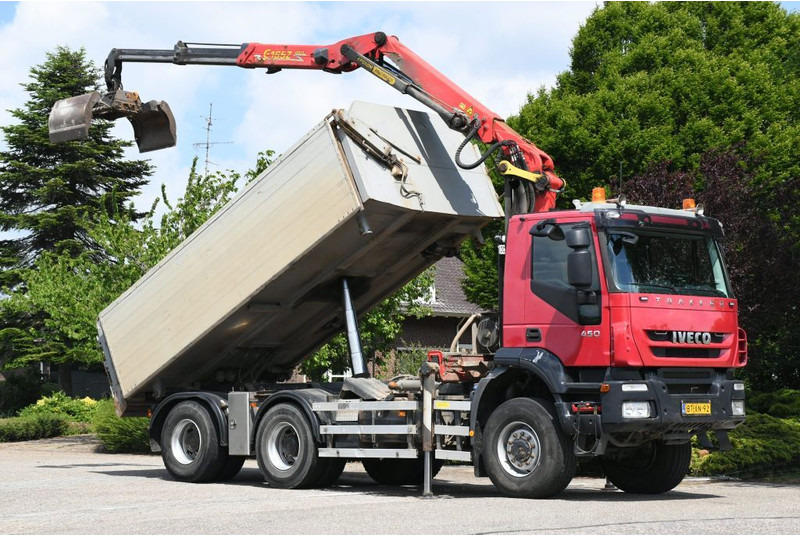 Iveco TRAKKER 450ps !!Z-KRAAN!!RADIO REMOTE!!3 SIDED TIPPER!!EURO5!! 10MM CHASSIS LIBIA!! - Самоскид вантажівка, Вантажівка з маніпулятором: фото 4 Iveco TRAKKER 450ps !!Z-KRAAN!!RADIO REMOTE!!3 SIDED TIPPER!!EURO5!! 10MM CHASSIS LIBIA!! - Самоскид вантажівка, Вантажівка з маніпулятором: фото 4