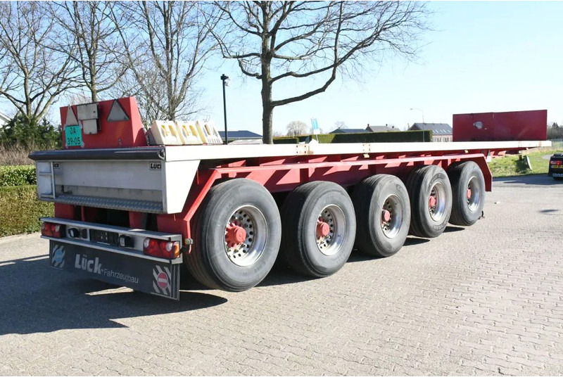 LUECK SPR75/5 5 achse BALLAST TRAILER 3x STEERAXLE!! - Бортовий напівпричіп/ Платформа: фото 5 LUECK SPR75/5 5 achse BALLAST TRAILER 3x STEERAXLE!! - Бортовий напівпричіп/ Платформа: фото 5