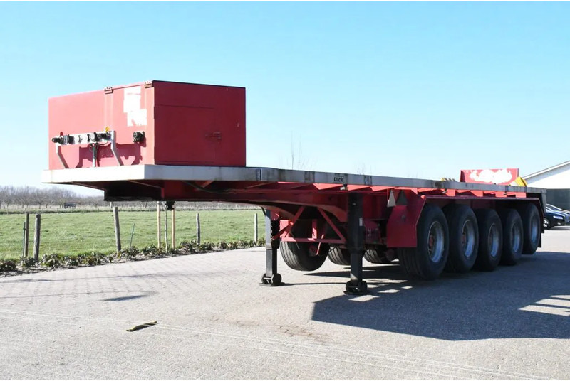 LUECK SPR75/5 5 achse BALLAST TRAILER 3x STEERAXLE!! - Бортовий напівпричіп/ Платформа: фото 2 LUECK SPR75/5 5 achse BALLAST TRAILER 3x STEERAXLE!! - Бортовий напівпричіп/ Платформа: фото 2