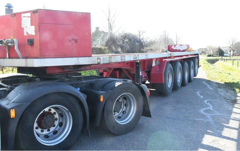 LUECK SPR75/5 5 achse BALLAST TRAILER 3x STEERAXLE!! - Бортовий напівпричіп/ Платформа: фото 3 LUECK SPR75/5 5 achse BALLAST TRAILER 3x STEERAXLE!! - Бортовий напівпричіп/ Платформа: фото 3