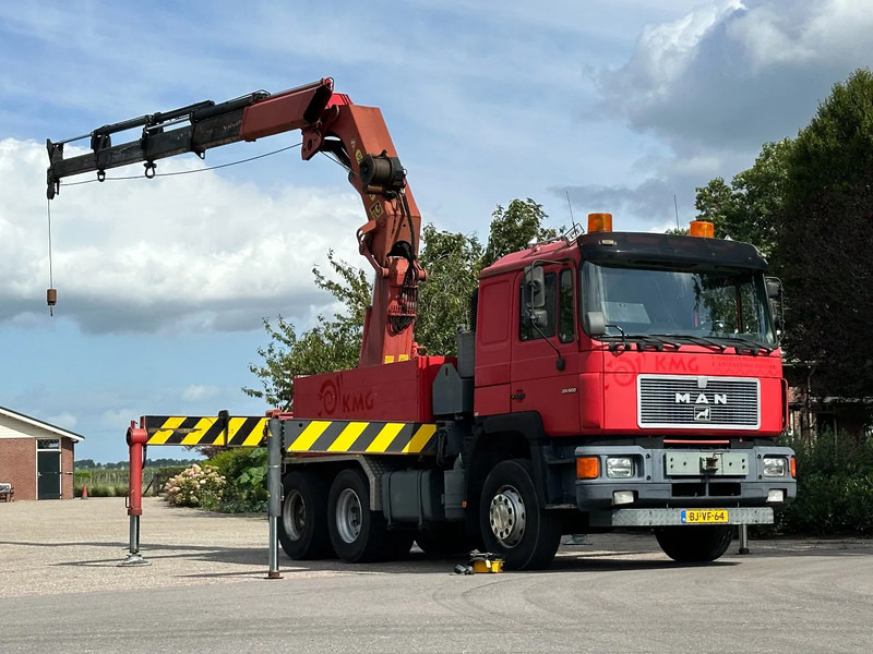 MAN F16 25.502 V10 PALFINGER PK52000 52TM CRANE/GRUE/WINCH!! ELECTRO PACK!!6x4!! - Вантажівка з маніпулятором: фото 1 MAN F16 25.502 V10 PALFINGER PK52000 52TM CRANE/GRUE/WINCH!! ELECTRO PACK!!6x4!! - Вантажівка з маніпулятором: фото 1