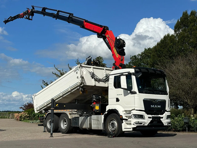 MAN TGS 26.430 2022!EURO6!! 6x2!! PALFINGER 23tm+JIB+LIER/WINCH!!DREISEITEN KIPPER/BORDMATIC!!9tkm - Самоскид вантажівка, Вантажівка з маніпулятором: фото 1 MAN TGS 26.430 2022!EURO6!! 6x2!! PALFINGER 23tm+JIB+LIER/WINCH!!DREISEITEN KIPPER/BORDMATIC!!9tkm - Самоскид вантажівка, Вантажівка з маніпулятором: фото 1