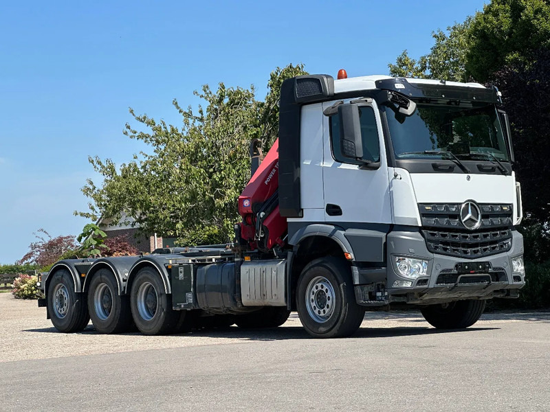 Mercedes-Benz Arocs 3251 8x4 TRIPLE!!28TM KRAAN/HAAK!!EURO6!!TOP! ZERO EMISSIE 2030!! - Гаковий мультиліфт вантажівка, Вантажівка з маніпулятором: фото 2 Mercedes-Benz Arocs 3251 8x4 TRIPLE!!28TM KRAAN/HAAK!!EURO6!!TOP! ZERO EMISSIE 2030!! - Гаковий мультиліфт вантажівка, Вантажівка з маніпулятором: фото 2
