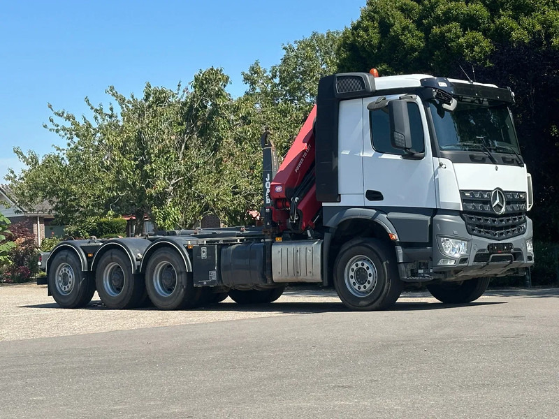 Mercedes-Benz Arocs 3251 8x4 TRIPLE!!28TM KRAAN/HAAK!!EURO6!!TOP! ZERO EMISSIE 2030!! - Гаковий мультиліфт вантажівка, Вантажівка з маніпулятором: фото 4 Mercedes-Benz Arocs 3251 8x4 TRIPLE!!28TM KRAAN/HAAK!!EURO6!!TOP! ZERO EMISSIE 2030!! - Гаковий мультиліфт вантажівка, Вантажівка з маніпулятором: фото 4