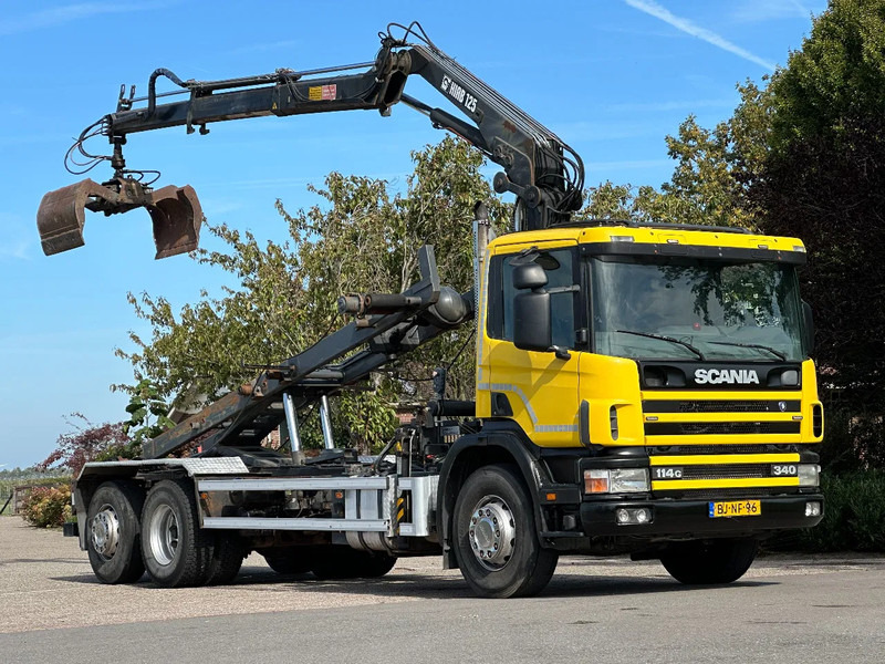 Scania R114-340 6x2 !!KRAAN/CONTAINER/KABEL!!MANUELL!! - Тросовий мультиліфт, Вантажівка з маніпулятором: фото 1 Scania R114-340 6x2 !!KRAAN/CONTAINER/KABEL!!MANUELL!! - Тросовий мультиліфт, Вантажівка з маніпулятором: фото 1