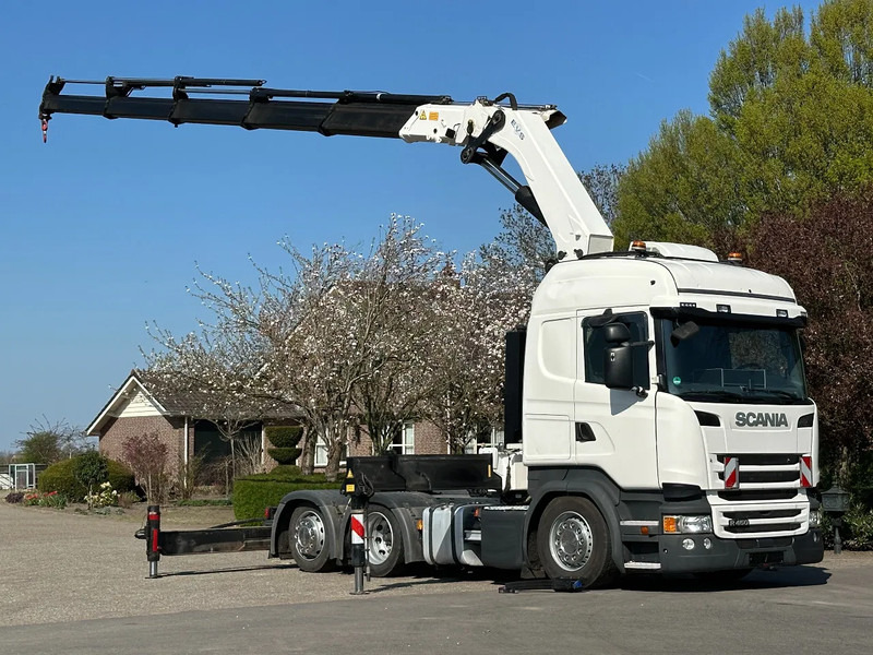 Scania R450 6x2 !!TRACTOR!!!CRANE/GRUE/HMF 50TM!!TOP!EURO6!! - Тягач: фото 3 Scania R450 6x2 !!TRACTOR!!!CRANE/GRUE/HMF 50TM!!TOP!EURO6!! - Тягач: фото 3