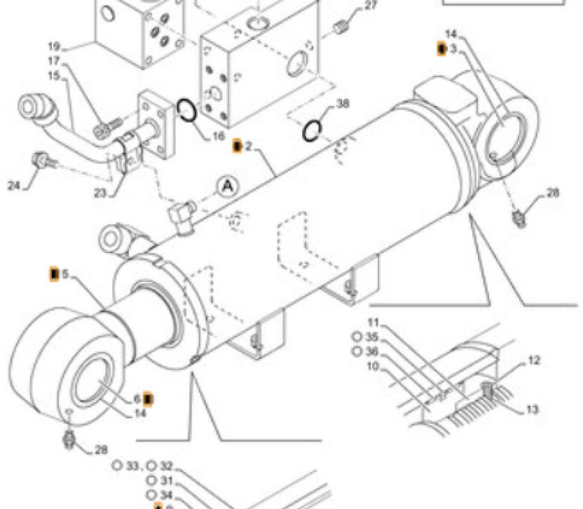 Case 47895787 - Гідроциліндр в категорії Будівельна техніка: фото 1 Case 47895787 - Гідроциліндр в категорії Будівельна техніка: фото 1