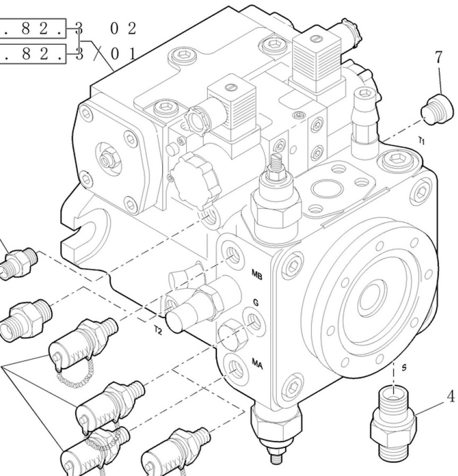 Case 87667156 - 87667155 - Гідронасос в категорії Будівельна техніка: фото 3 Case 87667156 - 87667155 - Гідронасос в категорії Будівельна техніка: фото 3