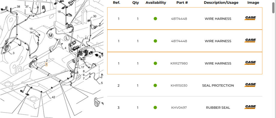 Case KRR27980 - krr27980 - Кабелі/ Дроти в категорії Будівельна техніка: фото 1 Case KRR27980 - krr27980 - Кабелі/ Дроти в категорії Будівельна техніка: фото 1