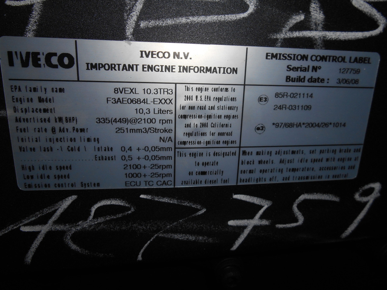 Iveco F3AE0684L - 87283193 - Двигун в категорії Будівельна техніка: фото 2 Iveco F3AE0684L - 87283193 - Двигун в категорії Будівельна техніка: фото 2