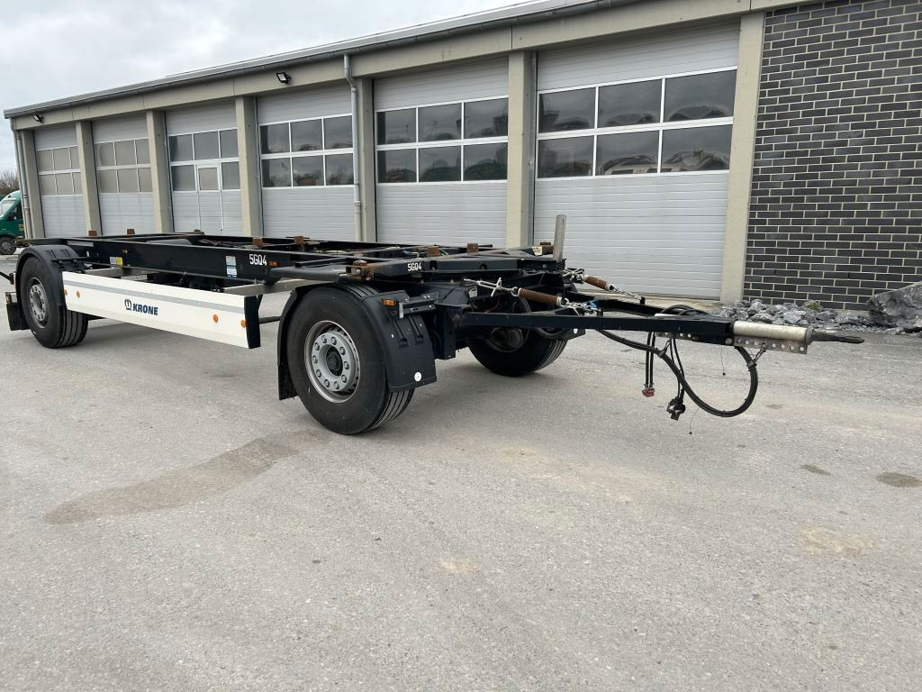 Krone 2 Achswechselfahrgestell, Typ: AZW 18 eL3B9 - Контейнеровоз/ Змінний кузов причіп: фото 4 Krone 2 Achswechselfahrgestell, Typ: AZW 18 eL3B9 - Контейнеровоз/ Змінний кузов причіп: фото 4