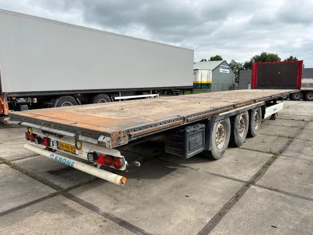 Krone SD Flatbed met rongen 41 ton standard chassis - Бортовий напівпричіп/ Платформа: фото 4 Krone SD Flatbed met rongen 41 ton standard chassis - Бортовий напівпричіп/ Платформа: фото 4