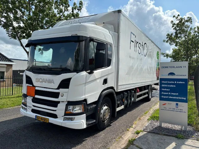 Scania P280 Closed box taillift 2000 kg Fuel CNG ADR 2 units in stock - Вантажівка з закритим кузовом: фото 1 Scania P280 Closed box taillift 2000 kg Fuel CNG ADR 2 units in stock - Вантажівка з закритим кузовом: фото 1