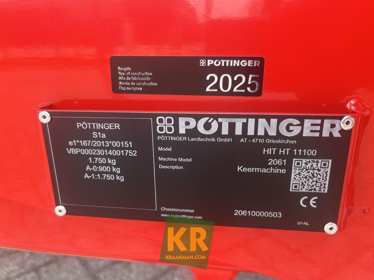 HIT HT 11100 Pottinger  - Сіноворушилка: фото 1 HIT HT 11100 Pottinger  - Сіноворушилка: фото 1
