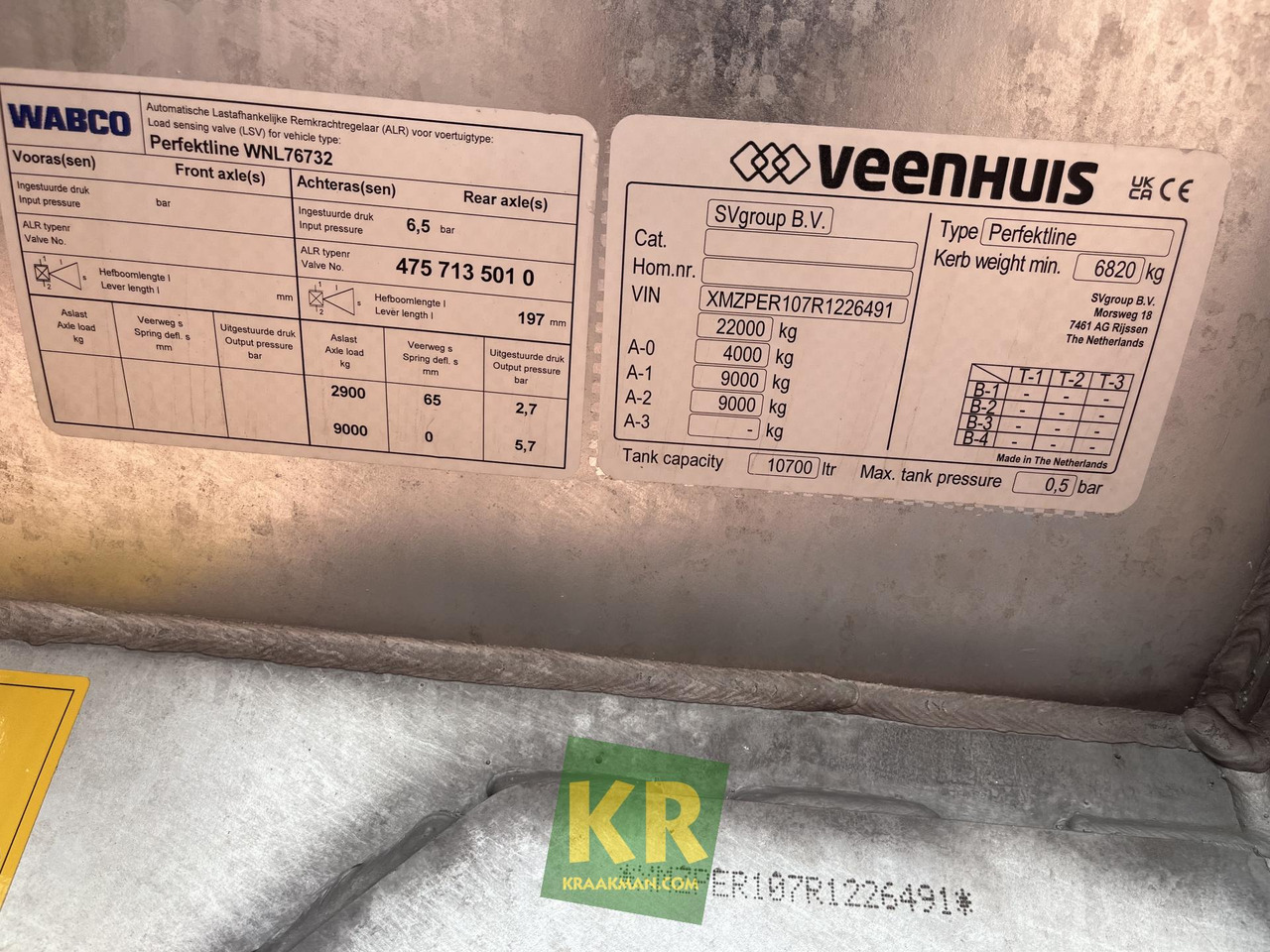 Veenhuis Perfektline - Розкидач рідких добрив: фото 3 Veenhuis Perfektline - Розкидач рідких добрив: фото 3