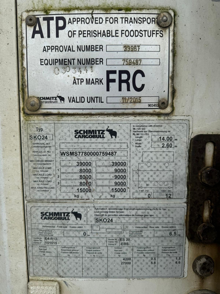 2018 Panel Tex 13.6m Fridge Trailer – CBT102 - Рефрижератор напівпричіп: фото 3 2018 Panel Tex 13.6m Fridge Trailer – CBT102 - Рефрижератор напівпричіп: фото 3