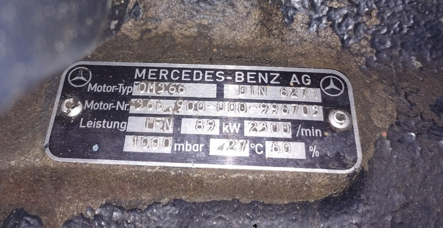 SILNIK Mercedes OM 366 Machine, Crane - Двигун та запчастини в категорії Інша техніка: фото 4 SILNIK Mercedes OM 366 Machine, Crane - Двигун та запчастини в категорії Інша техніка: фото 4
