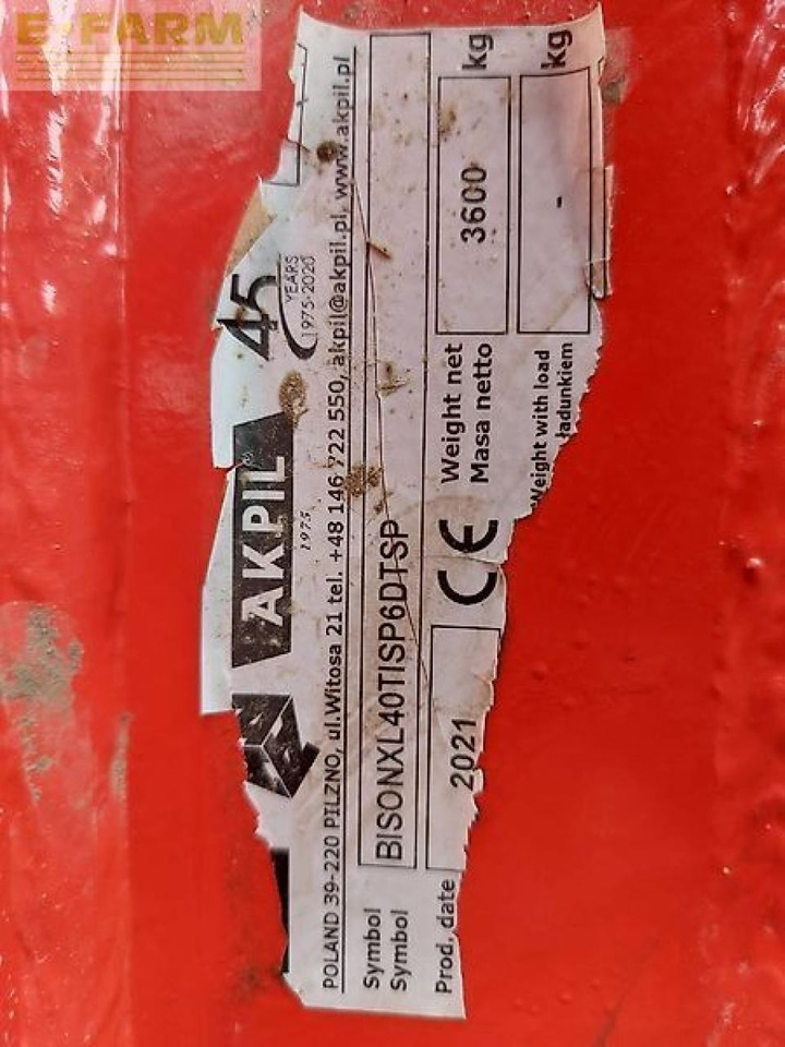 Дисковий культиватор Akpil bison xl40: фото 9 Дисковий культиватор Akpil bison xl40: фото 9