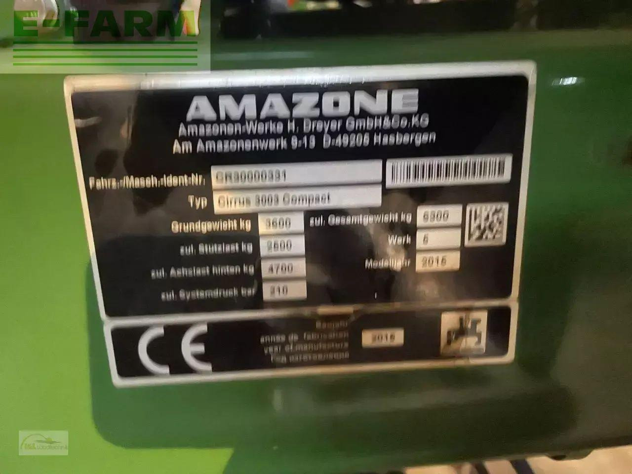Amazone cirrus 3003 compact - Сівалка: фото 4 Amazone cirrus 3003 compact - Сівалка: фото 4