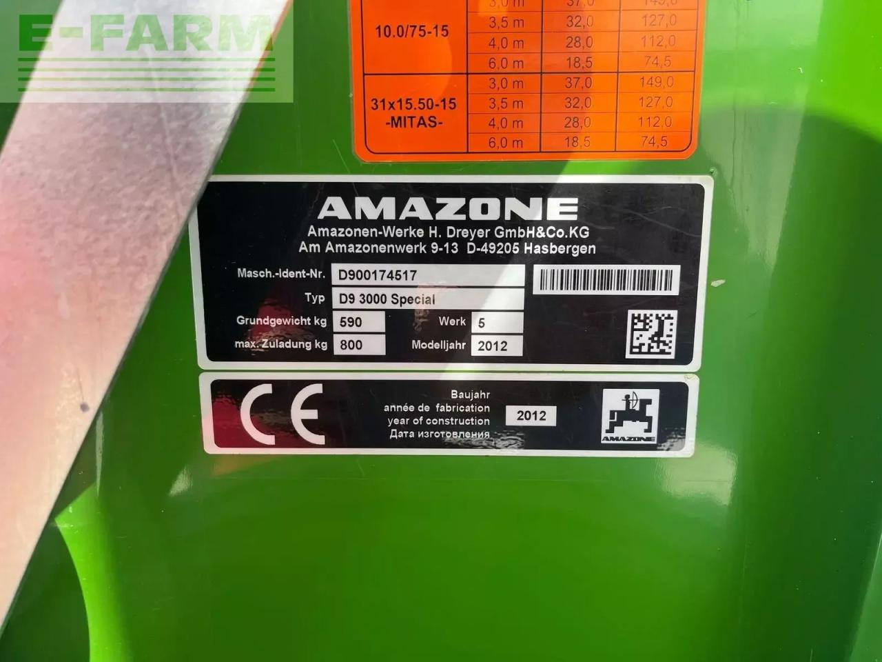 Amazone d 9 / 3000 special - Сівалка: фото 2 Amazone d 9 / 3000 special - Сівалка: фото 2