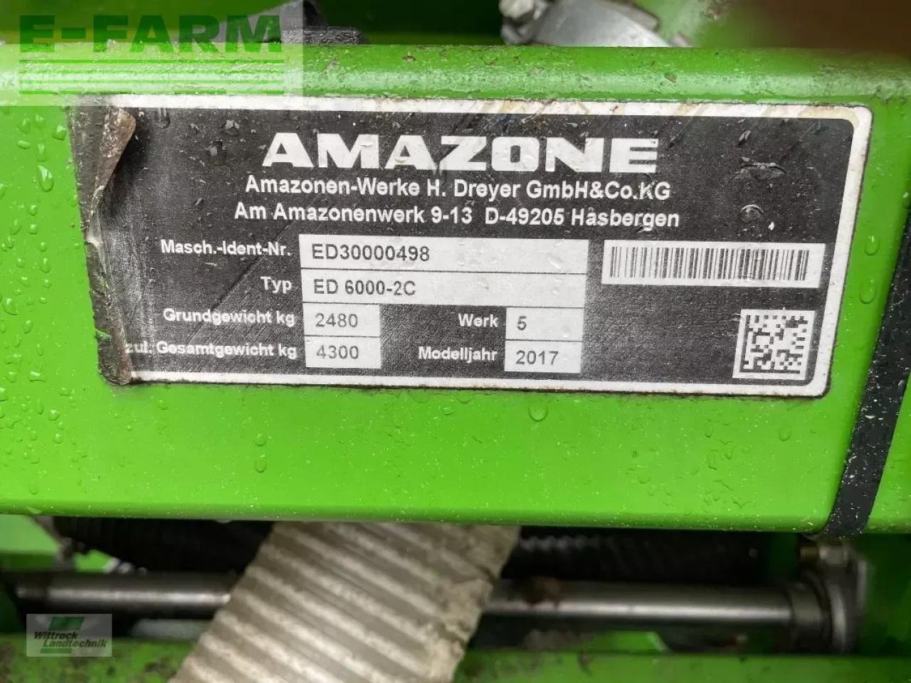 Сівалка точного висіву Amazone ed 6000-2c: фото 8