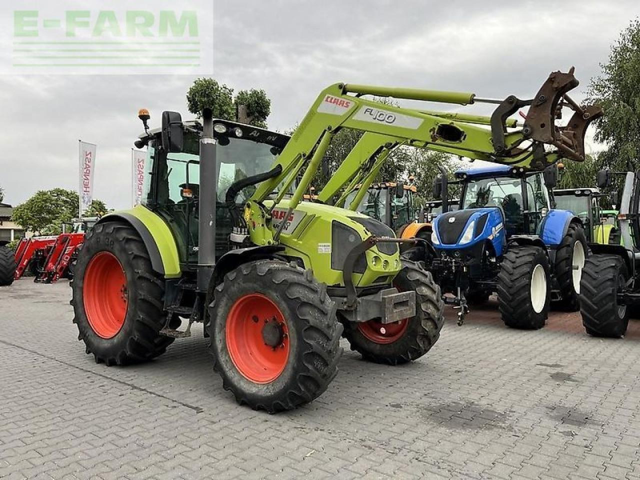 CLAAS arion 420 cis + claas fl100 - Трактор: фото 4 CLAAS arion 420 cis + claas fl100 - Трактор: фото 4
