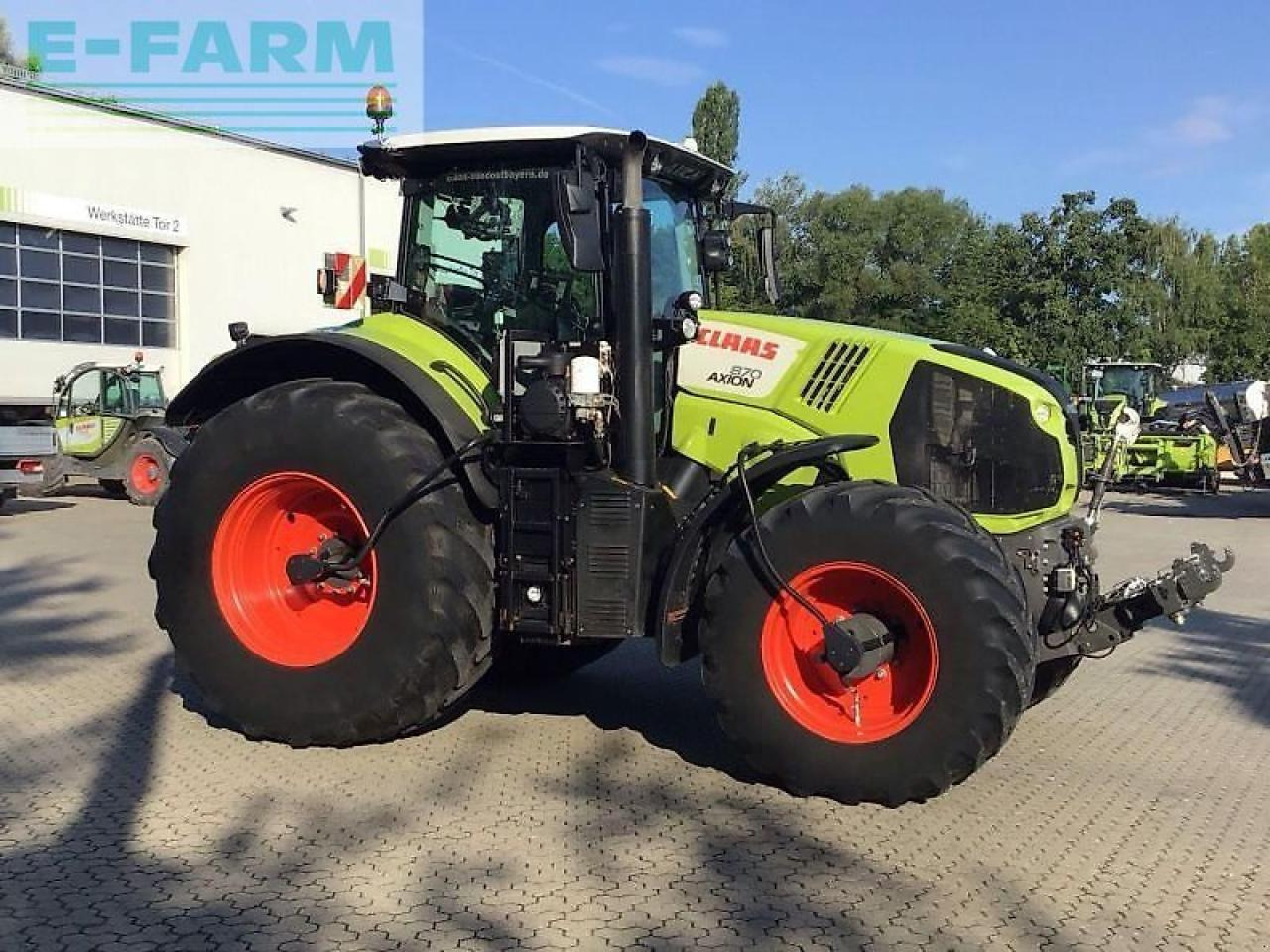 CLAAS axion 870 cmatic cebis CMATIC CEBIS - Трактор: фото 1 CLAAS axion 870 cmatic cebis CMATIC CEBIS - Трактор: фото 1