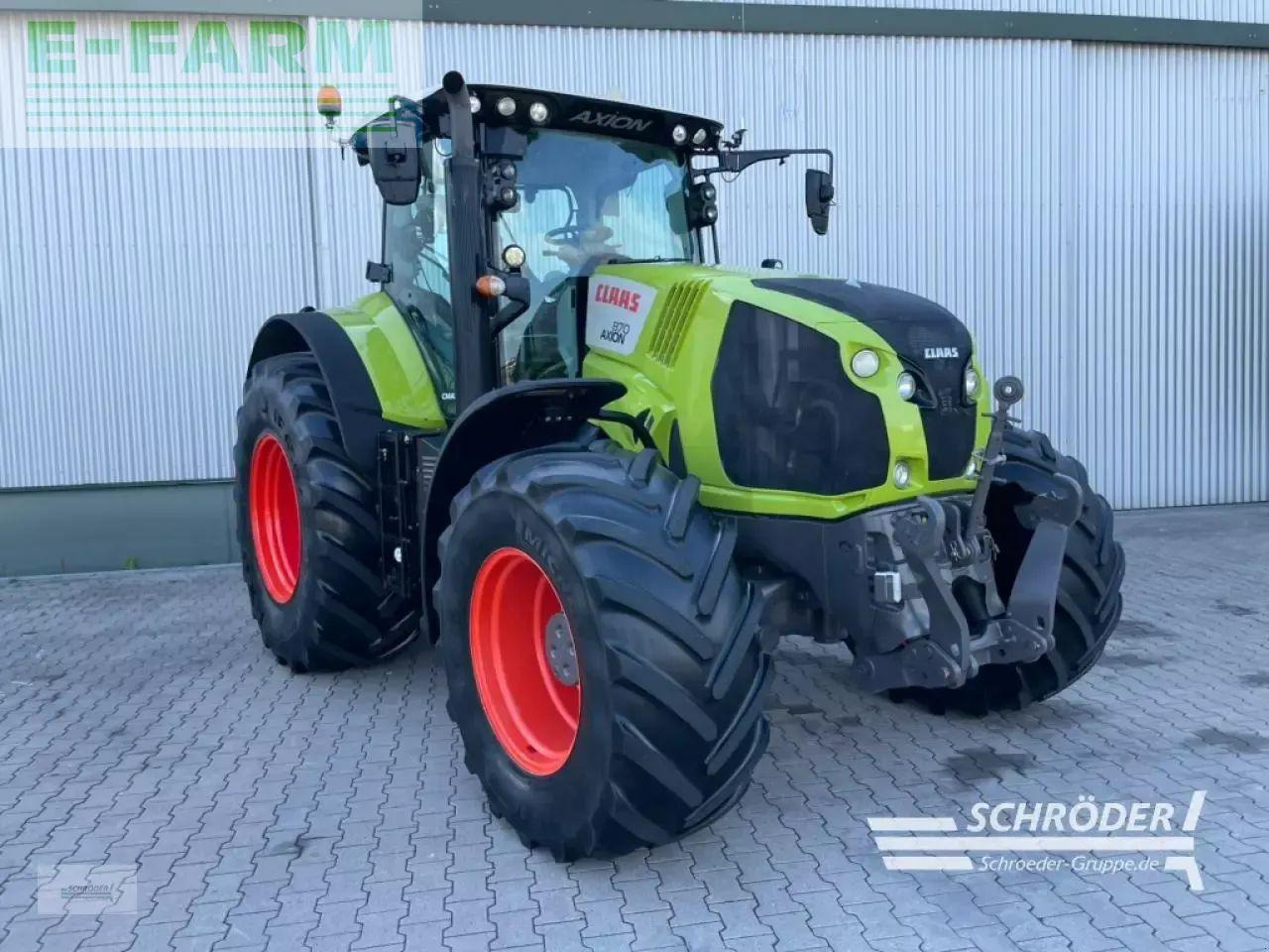 CLAAS axion 870 cmatic rtk CMATIC - Трактор: фото 1 CLAAS axion 870 cmatic rtk CMATIC - Трактор: фото 1