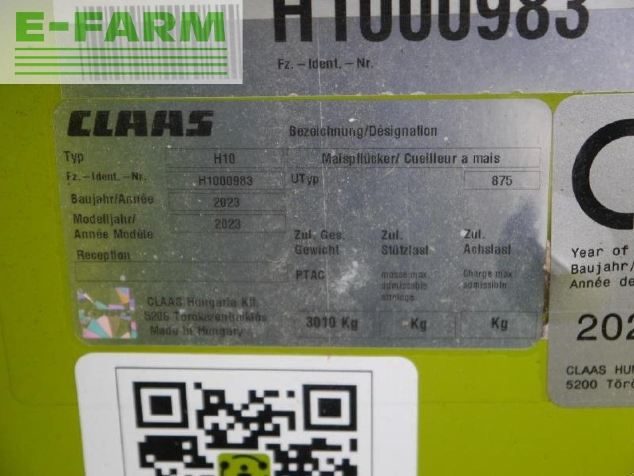 CLAAS corio 875 fc conspeed - Жниварка для кукурудзи: фото 5 CLAAS corio 875 fc conspeed - Жниварка для кукурудзи: фото 5
