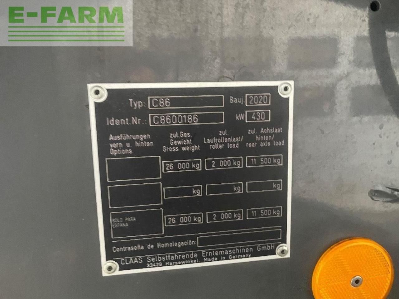 Зернозбиральний комбайн CLAAS lexion 8700 terra trac: фото 6