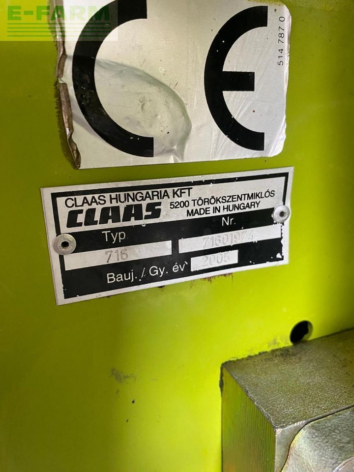 CLAAS vario 660 inkl. wagen - Жниварка зернова: фото 5 CLAAS vario 660 inkl. wagen - Жниварка зернова: фото 5