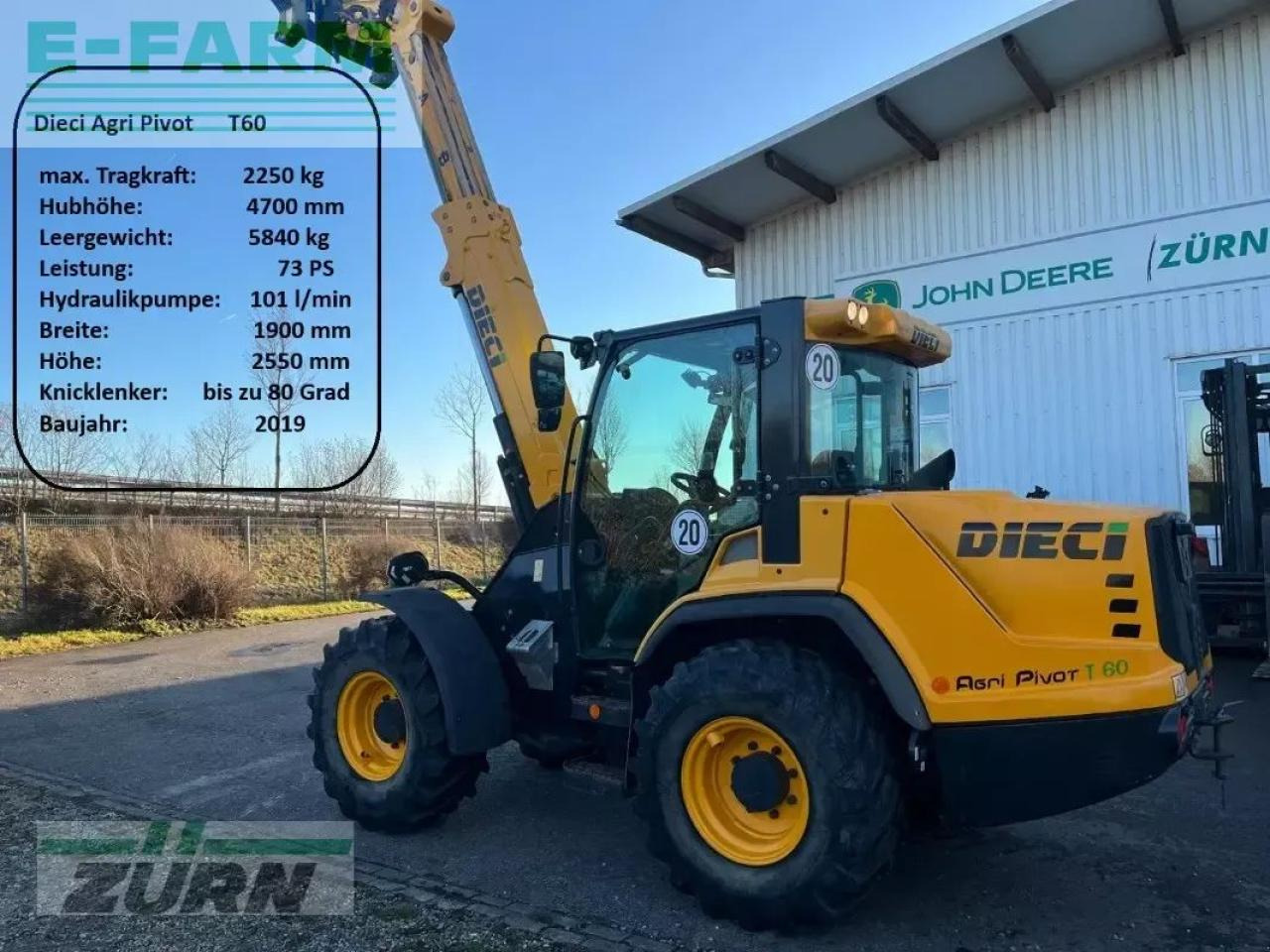 Dieci agri pivot t60 teleskopradlader - Міні-екскаватор: фото 1 Dieci agri pivot t60 teleskopradlader - Міні-екскаватор: фото 1