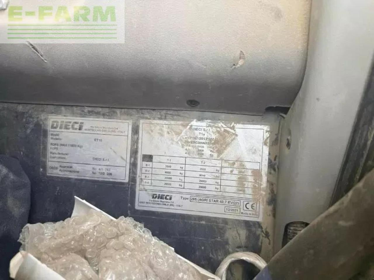 Dieci agristar 40.7 ev - Навантажувач телескопічний: фото 5 Dieci agristar 40.7 ev - Навантажувач телескопічний: фото 5