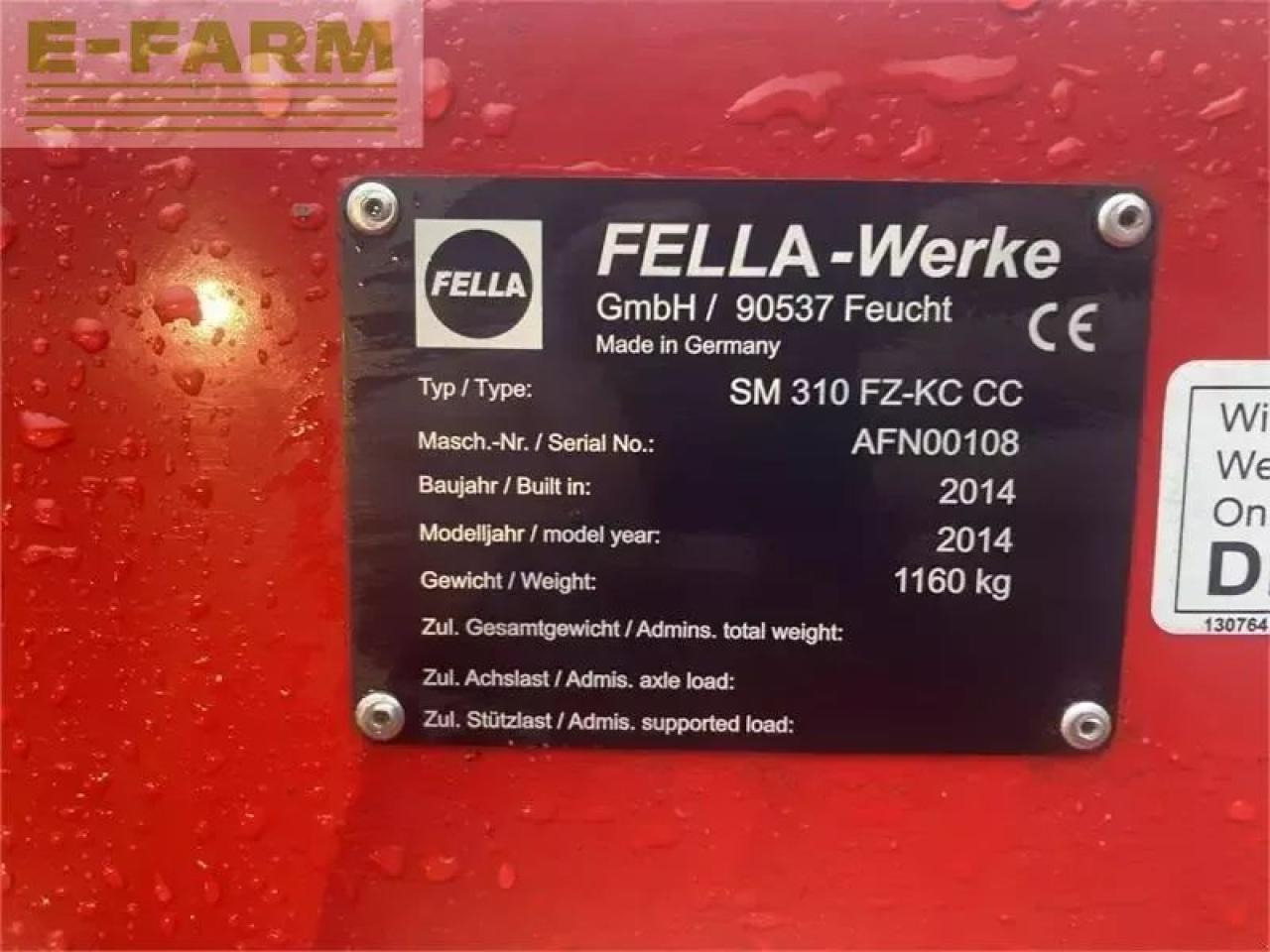 Fella sm 991 tl-kc / sm 310 fz kc - Косарка: фото 3 Fella sm 991 tl-kc / sm 310 fz kc - Косарка: фото 3