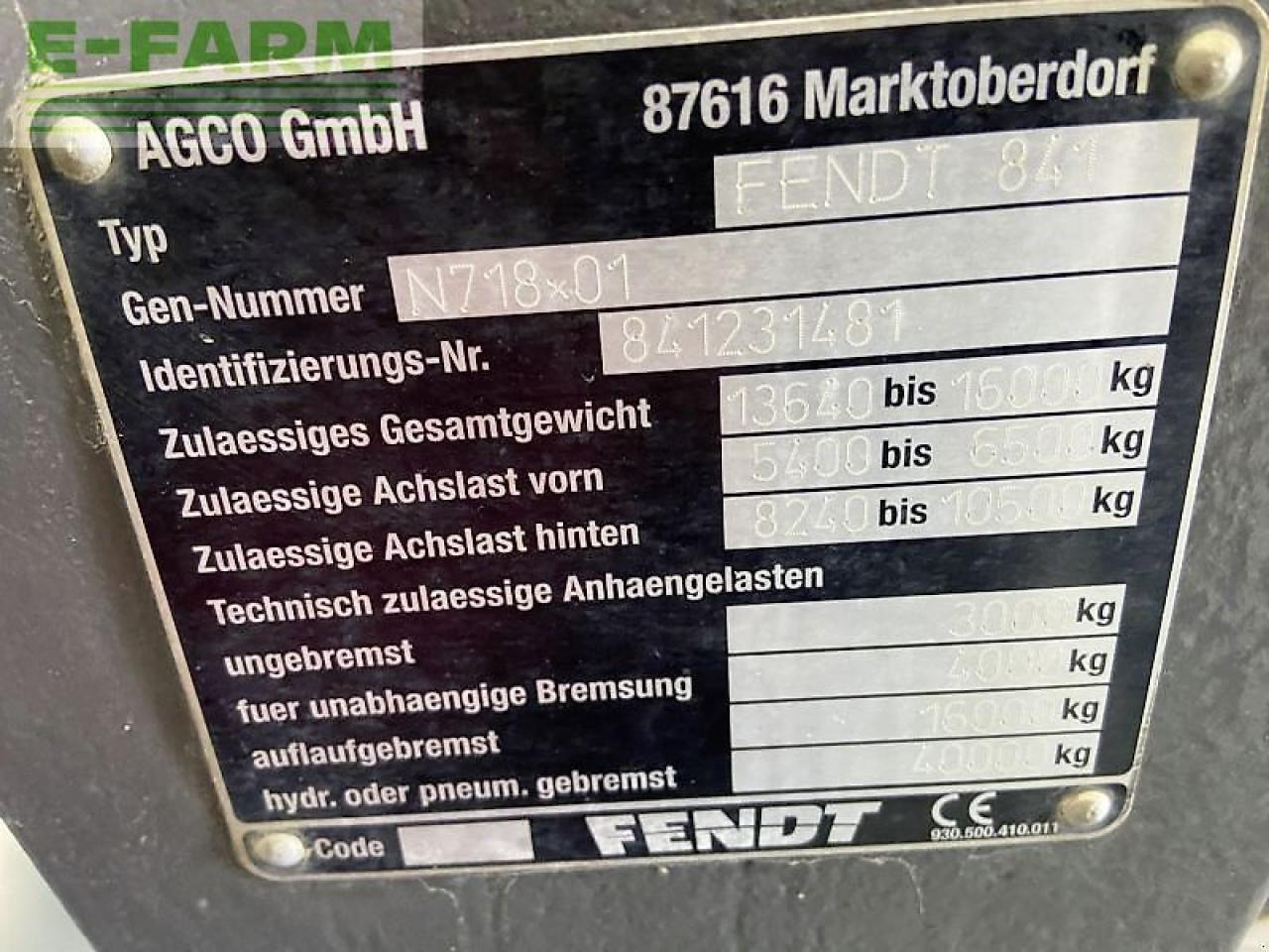 Трактор Fendt 826 vario s4 profi plus ProfiPlus: фото 23