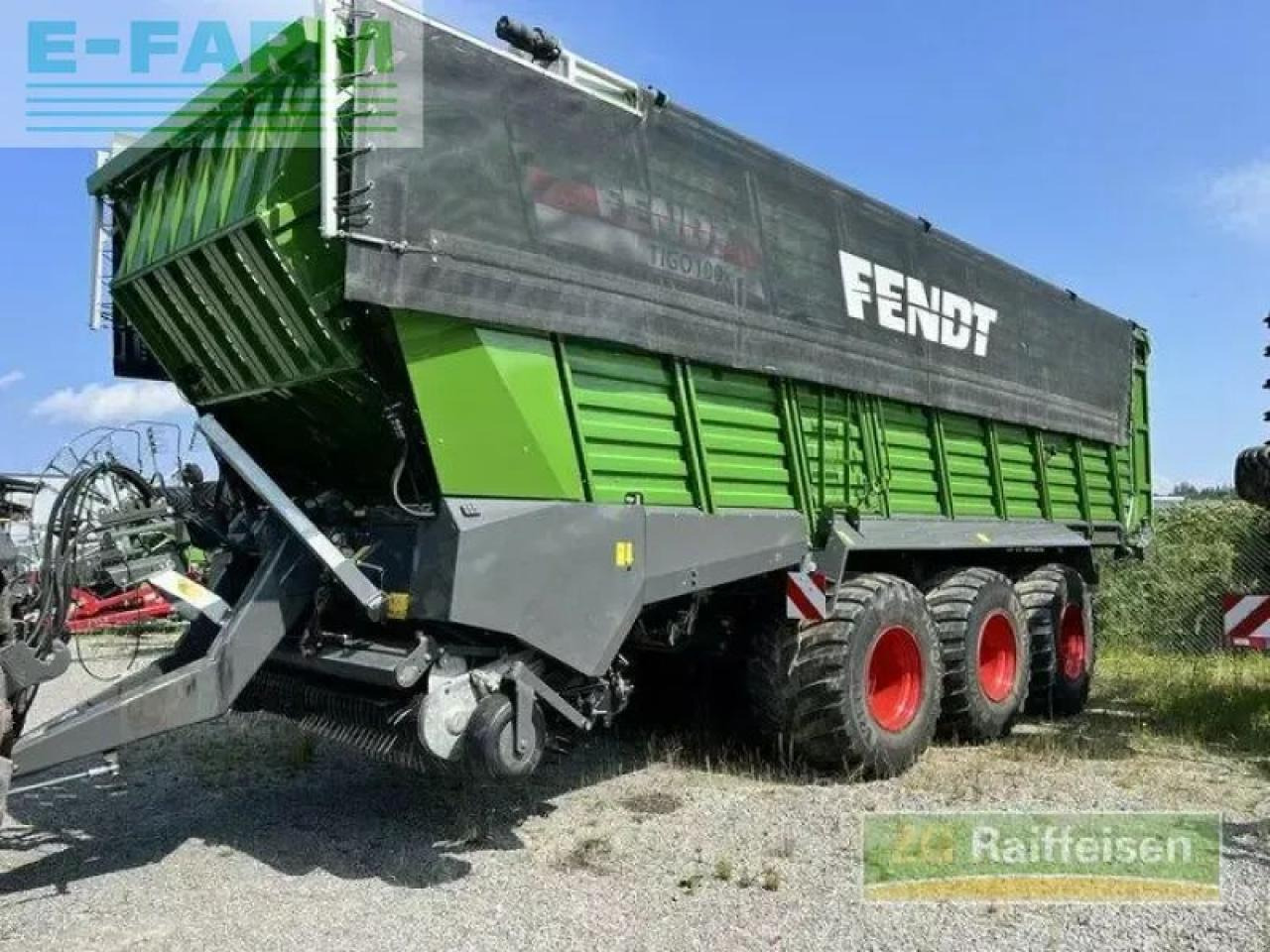 Fendt tigo 100 xr - Самозавантажувальний причіп: фото 1 Fendt tigo 100 xr - Самозавантажувальний причіп: фото 1