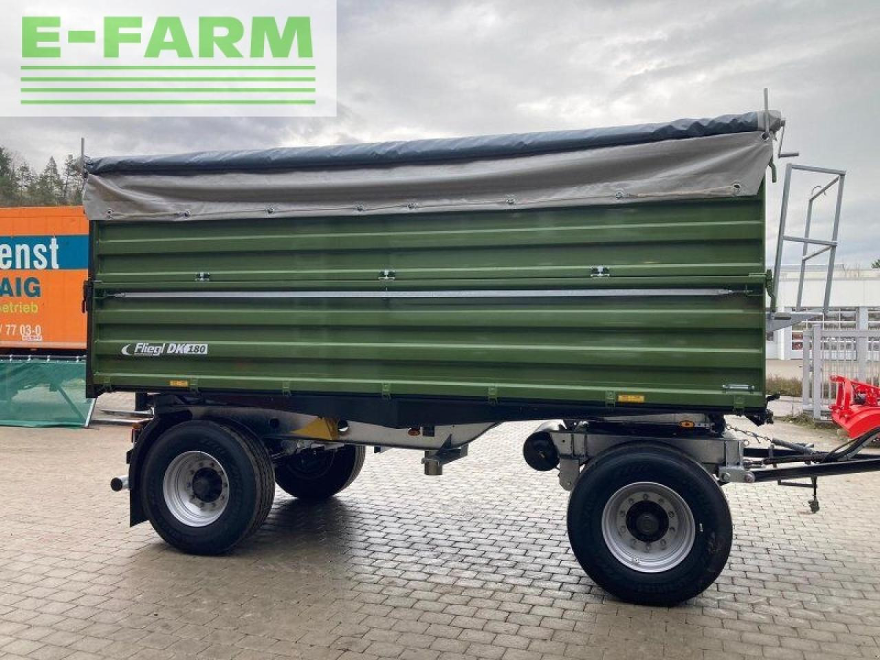Fliegl dk 180 - Сільськогосподарський причіп самоскид: фото 4 Fliegl dk 180 - Сільськогосподарський причіп самоскид: фото 4