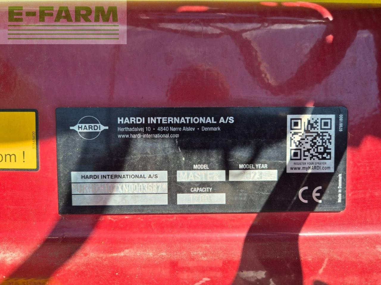 Hardi MASTER - Обприскувач причіпний: фото 3 Hardi MASTER - Обприскувач причіпний: фото 3