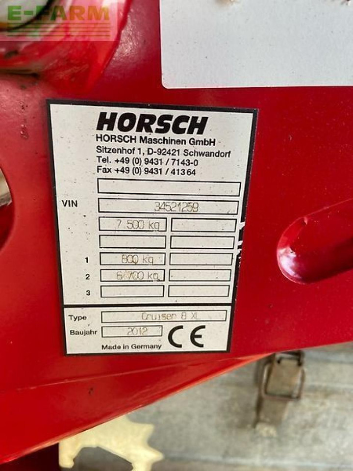 Horsch cruiser 8 xl - Культиватор: фото 4 Horsch cruiser 8 xl - Культиватор: фото 4