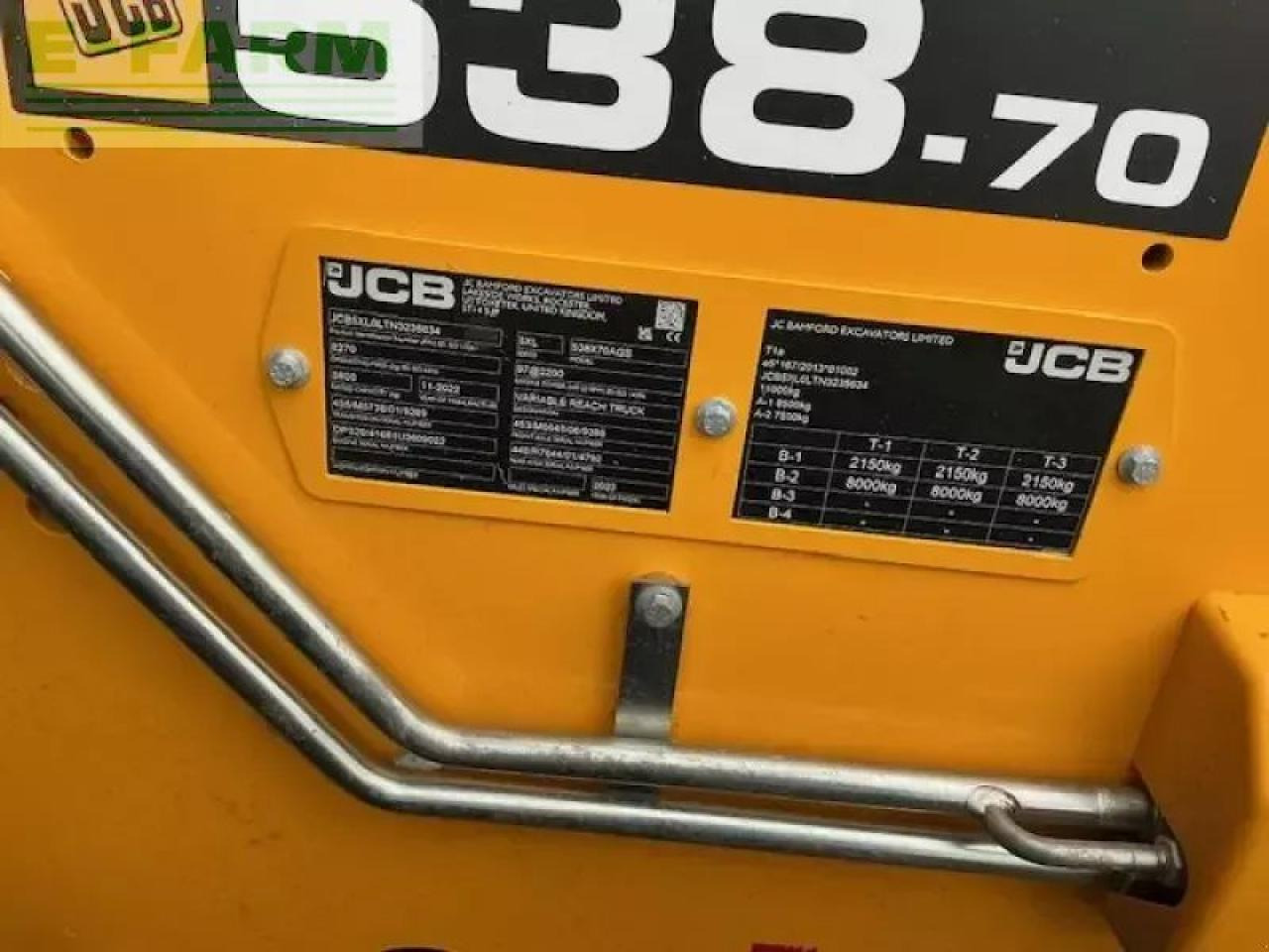 JCB 538.70agri sup - Навантажувач телескопічний: фото 5 JCB 538.70agri sup - Навантажувач телескопічний: фото 5