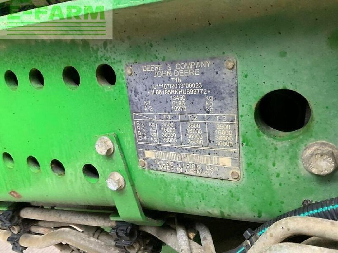 Трактор John Deere 6195r tractor (st22150): фото 24