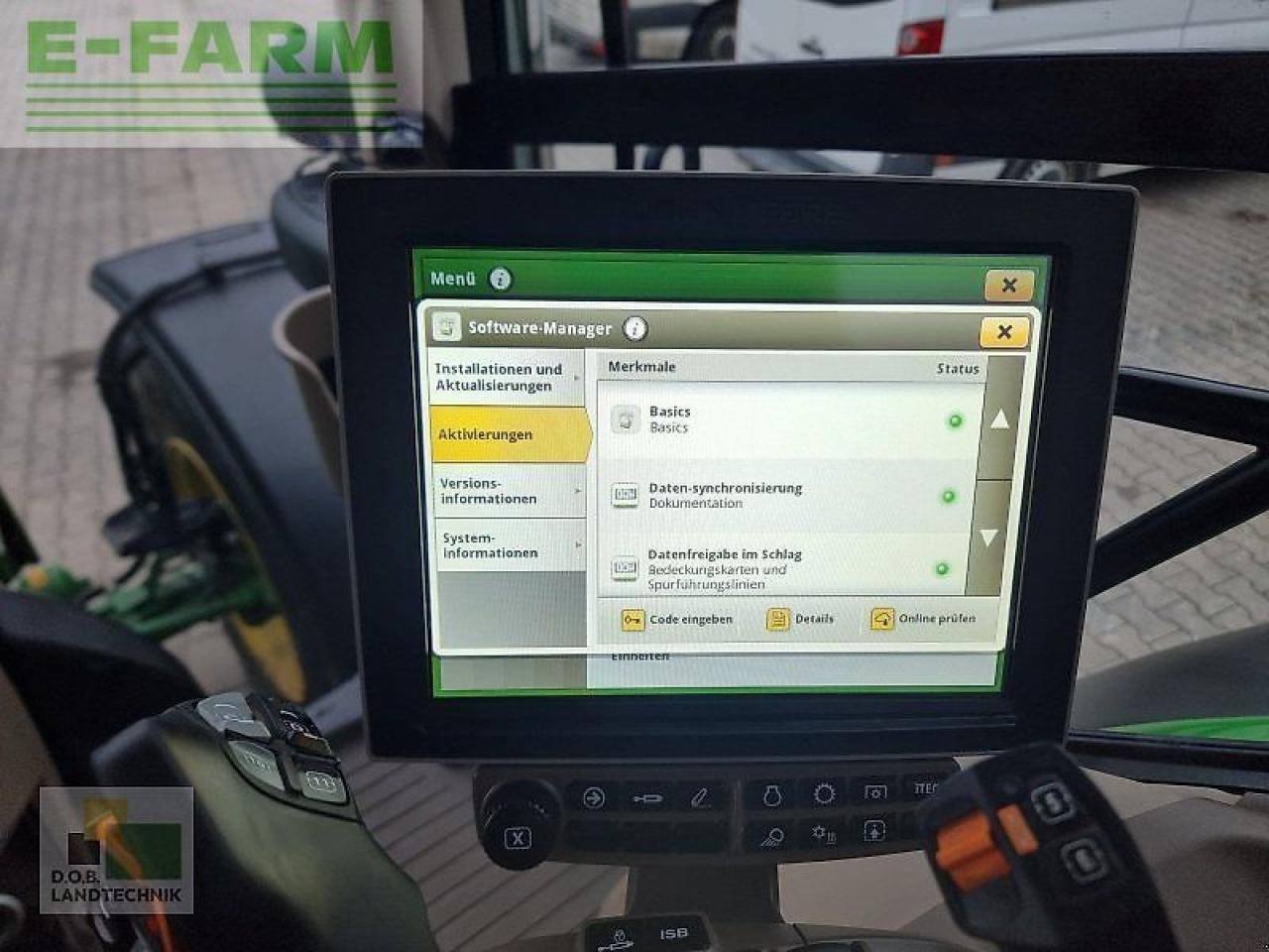 Трактор John Deere 6r185 6r 185 garantieverlängerung bis 2026 + reifendruckregelanlage: фото 24