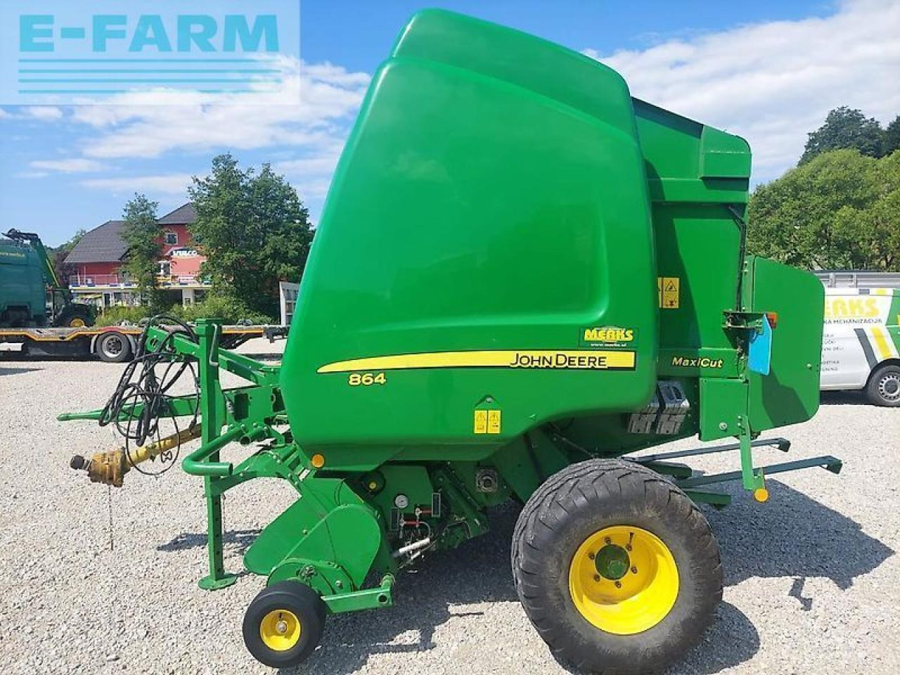 Прес-підбирач тюковий John Deere 864 maxicut: фото 7