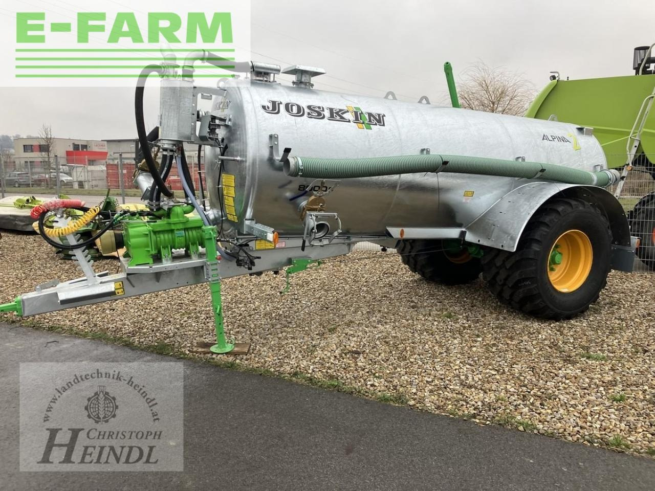 Joskin alpina 8000s garda - Розкидач рідких добрив: фото 1 Joskin alpina 8000s garda - Розкидач рідких добрив: фото 1
