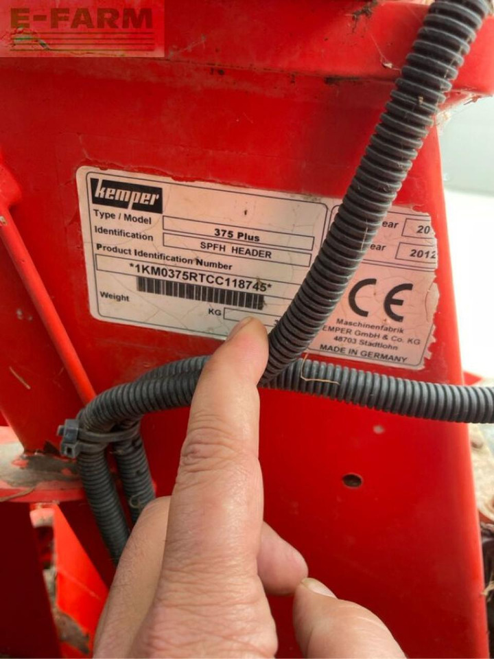 Kemper 375 plus - Обладнання для кормозбирального комбайну: фото 4 Kemper 375 plus - Обладнання для кормозбирального комбайну: фото 4